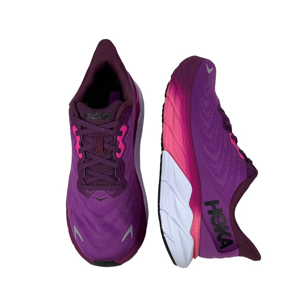 Hoka Arahi 6 Running Shoes Womens 9.5 B Grape Wine Beauty Berry 1123195 GWBY - Picture 9 of 12